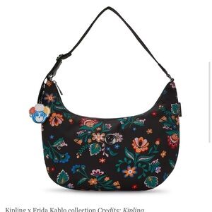 ISO - Kipling x Frida Kahlo Black Floral Women's Bag